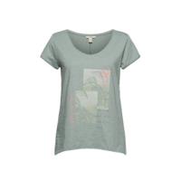 ESPRIT Women Casual T-shirt van biologisch katoen groen - thumbnail
