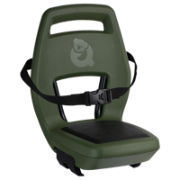 Qibbel achterzitje junior 6+ voetsteun + gordel legergroen/zwart - thumbnail