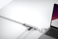 Hub USB Linq Byelements LQ49051 Wit Grijs - thumbnail
