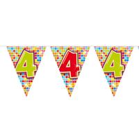 Folat BV Mini vlaggenlijn blocks 4 jaar, 3mtr. - thumbnail