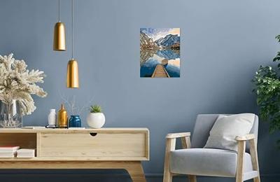 Ravensburger - CreArt groot formaat 30x40 cm - Uitzicht op het meer - 12 jaar - 23612