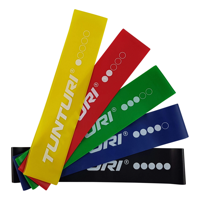Tunturi Weerstandsbanden Set - Fitness elastiek - resistance band - 5 stuks - thumbnail