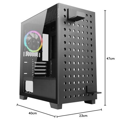 Azza Elise Tower Zwart