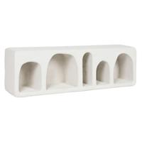 Planken Home ESPRIT Wit Spar Hout MDF 100 x 18 x 30 cm Voor aan de muur - thumbnail