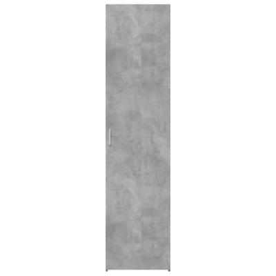 Hoge kast 45x42,5x185 cm bewerkt hout betongrijs
