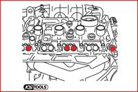 KS Tools 150.7005 Nokkenasmontage en demotageset voor VAG, 9-delig - thumbnail