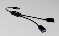 I-tec U3CBLHUB2A USB-kabel - thumbnail