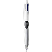 Balpen bic 3kleuren + vulpotl hb 0.7mm m wit | 12 stuks - thumbnail
