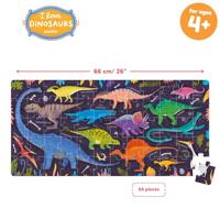 Banana Panda - ik hou van dinosaurussen puzzel - 60st. - thumbnail