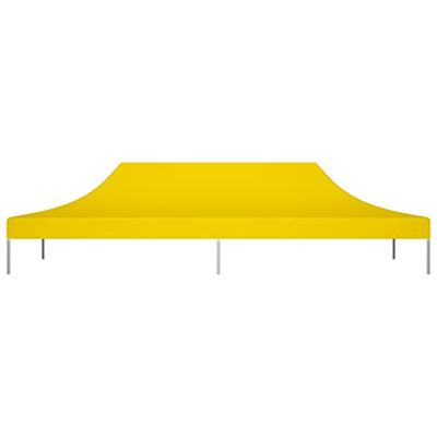 VidaXL Partytentdak 270 g/m² 6x3 m geel