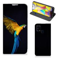 Samsung Galaxy M31 | Hoesje maken | Papegaai - thumbnail