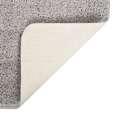 VidaXL Vloerkleed shaggy anti-slip 140x200 cm lichtgrijs
