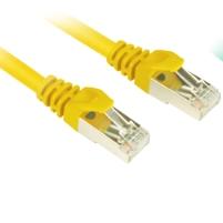 Sharkoon patchkabel sftp, rj-45 met cat.6 (geel, 0,25 meter)