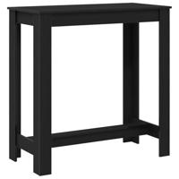 Bartafel Zwart Eiken 102 x 50 x 103.5 cm Bewerkt hout - thumbnail