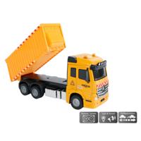 2-Play bouwtruck kiepwagen die cast pb licht en geluid 17cm - thumbnail