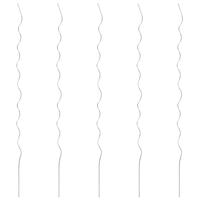 VidaXL Plantenstok spiraal 170 cm gegalvaniseerd staal 5 st - thumbnail