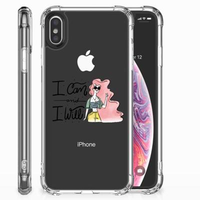 Apple iPhone X | Xs Stevig | Bumper Hoesje | i Can Apple iPhone X | Xs Stevig | Bumper Hoesje | i Can