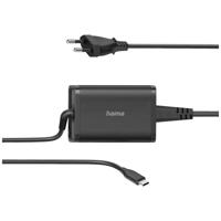 Hama UNIVERSELE USB-C-NOTEBOOK-NETADAPTER, POWER DELIVERY (PD), 5-20V/65W Voeding Zwart - thumbnail