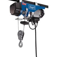 Elektrische takel - Scheppach - HRS250 - Capaciteit 125/250 kg - Hefhoogte 12/6 m - thumbnail