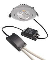 Deko Light 565356 Dione LED-inbouwlamp Energielabel: F (A - G) LED vast ingebouwd 8.50 W Zilver-grijs - thumbnail