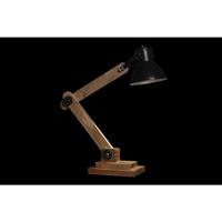 Bureaulamp DKD Home Decor Metaal Mangohout 50 W 220 V 50 x 15 x 65 cm - thumbnail