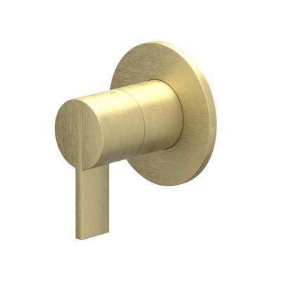 Afbouwdeel IVY Pact 2-Weg Stop-Omstel Geborsteld Mat Goud PVD IVY