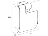 Tiger toiletrolhouder nomad chroom 249130346 - thumbnail