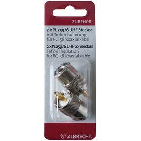 Albrecht PL259/6 Zweier-Blisterset 50120