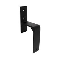 Intersteel Set van 5 wandsteunen tbv schuifdeursysteem - mat zwart - thumbnail