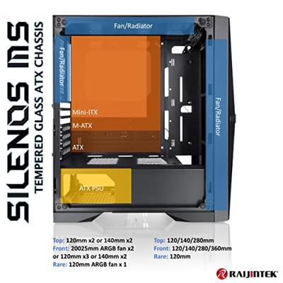 RAIJINTEK SILENOS MS PRO midi tower behuizing - thumbnail
