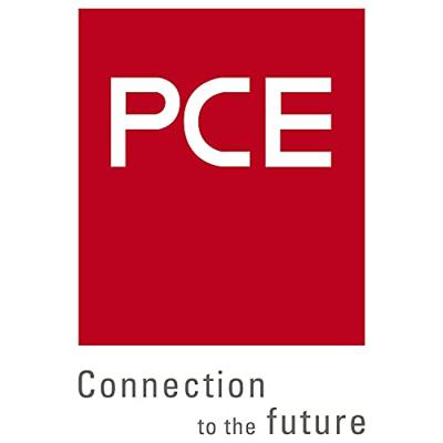 PCE 25711-sr Koppeling met randaarde 250 V Zwart/rood IP54