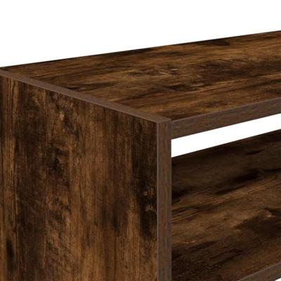 Schoenenrekken 2 st stapelbaar 60x30x30,5 cm gerookt eikenkleur Schoenenrekken 2 st stapelbaar 60x30x30,5 cm gerookt eikenkleur