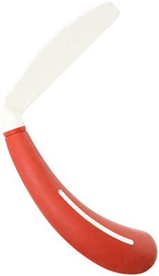 Henro-Grip mes gehoekt rood Henro-Grip mes gehoekt rood