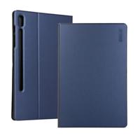 ENKAY horizontale Flip lederen draagtas met houder voor Samsung Galaxy tab S6 10 5 T860/T865 (donkerblauw) - thumbnail