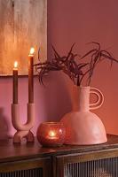 J-Line vaas kruik Renaissance - keramiek - oranje - thumbnail