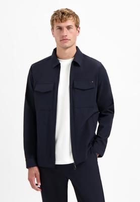 No- Excess Overshirt Full Zipper Stretch Sedoc 29510804 Overshirt 078 Night
