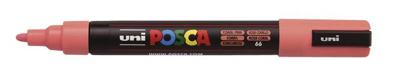 Uni Posca verfmarker pc5m koraalroze - conische punt 2,5 mm