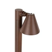 QAZQA Modern buiten paaltje roestbruin 100 cm IP44 verstelbaar - - thumbnail
