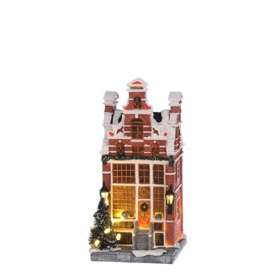 Canal house shop b/o l8,5xw9xh18 cm kersthuisje Luville - Luville