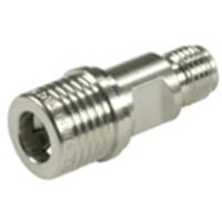 Huber+Suhner 84014876 QMA-adapter QMA-stekker - SMA-bus 1 stuk(s) - thumbnail