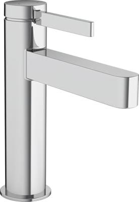 Hansgrohe Wastafelmengkraan Finoris Eengreeps 110 met PushOpen Waste Chroom - thumbnail