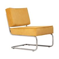 Zuiver Ridge Rib fauteuil yellow - thumbnail