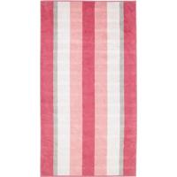 Cawö Cawo Noblesse Stripes Badlaken 80x150 altrosa - thumbnail