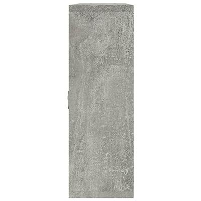 Wandschap 8 vakken betongrijs