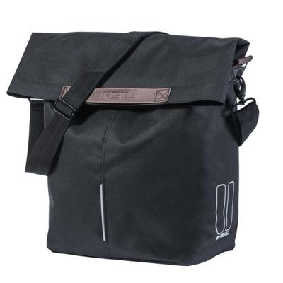 Basil city shopper - fietsshopper zwart 14-16l