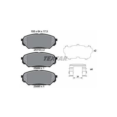 Remblokkenset, schijfrem 2511901