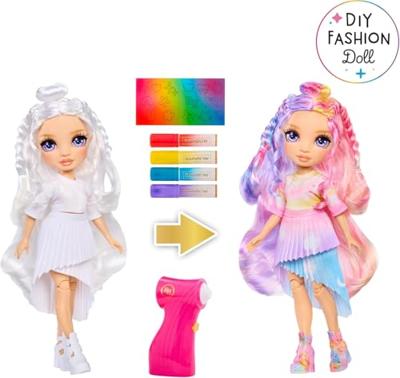 Rainbow High Air Brush & Create modepop paarse ogen