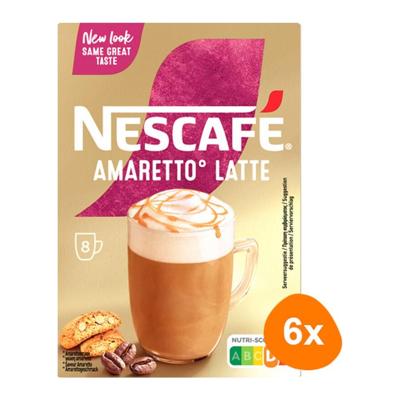 Nescafé - Gold Amaretto Latte - 6x 8 zakjes