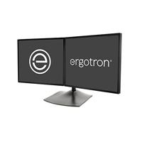 Ergotron 33-322-200 Monitorvoet 2-voudig 48,3 cm (19) - 61 cm (24) Zwart, Antraciet Staand, Kantelbaar, Draaibaar - thumbnail