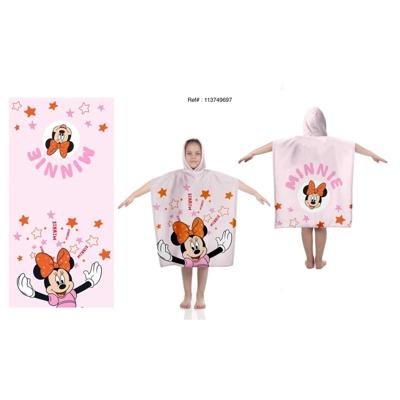 Minnie Mouse Poncho - 60 x 120 cm